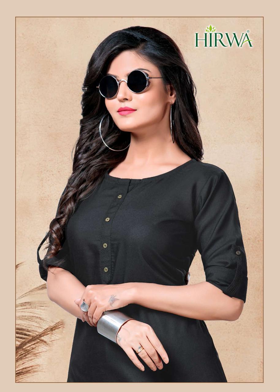 Hirwa Essential 4 Fancy Stylish Casual Wear Cotton Kurti Collection